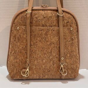 EUC Cork and Tan Women's Bag